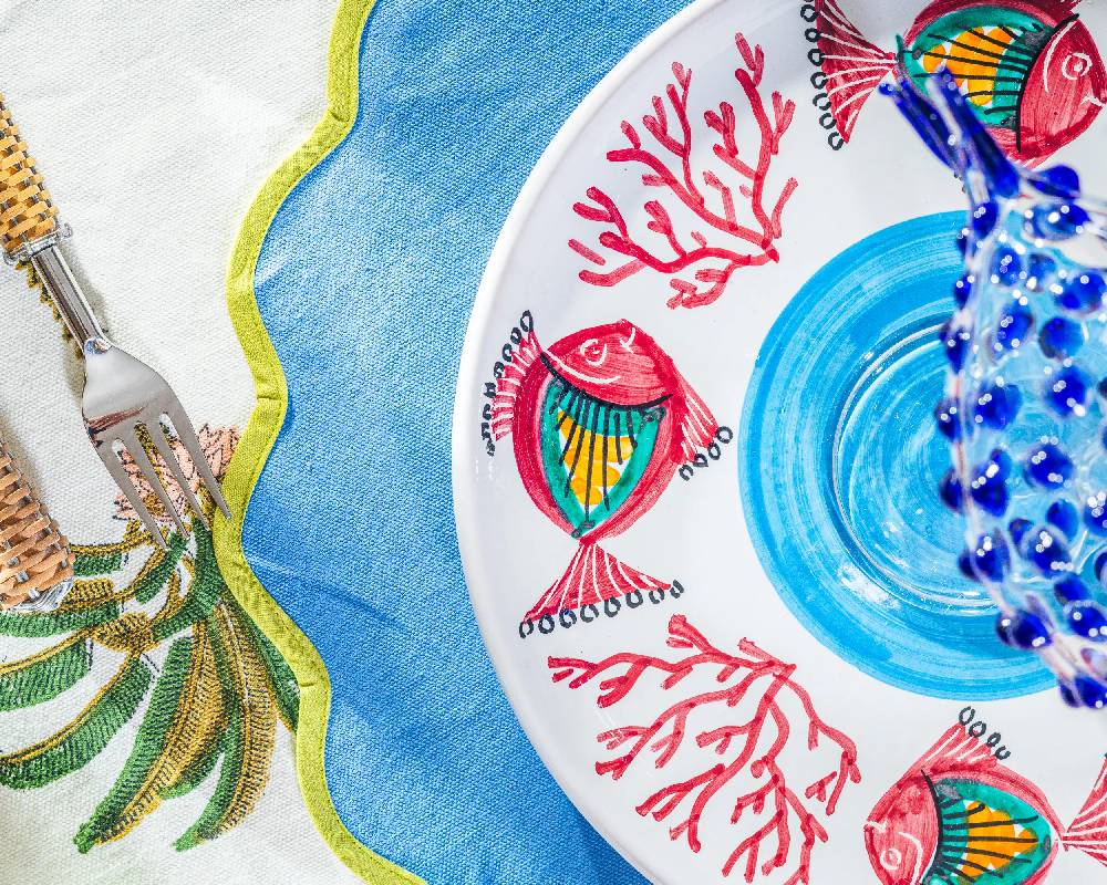 Les Ottomans Ceramic Sicilian Plate SIP13