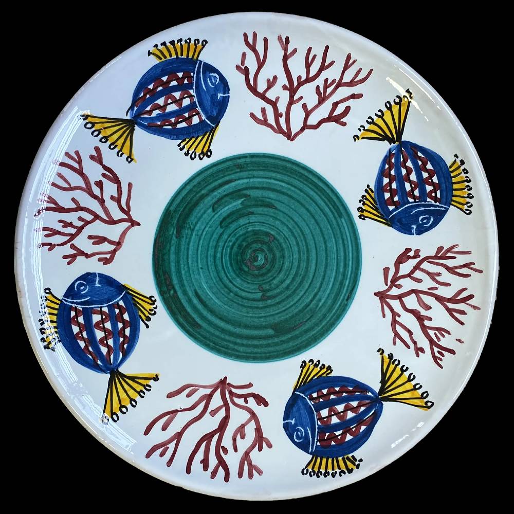 Les Ottomans Ceramic Sicilian plate SIP13