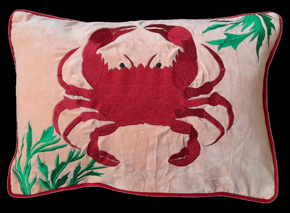 Les Ottomans Cuscino in velluto EBC16