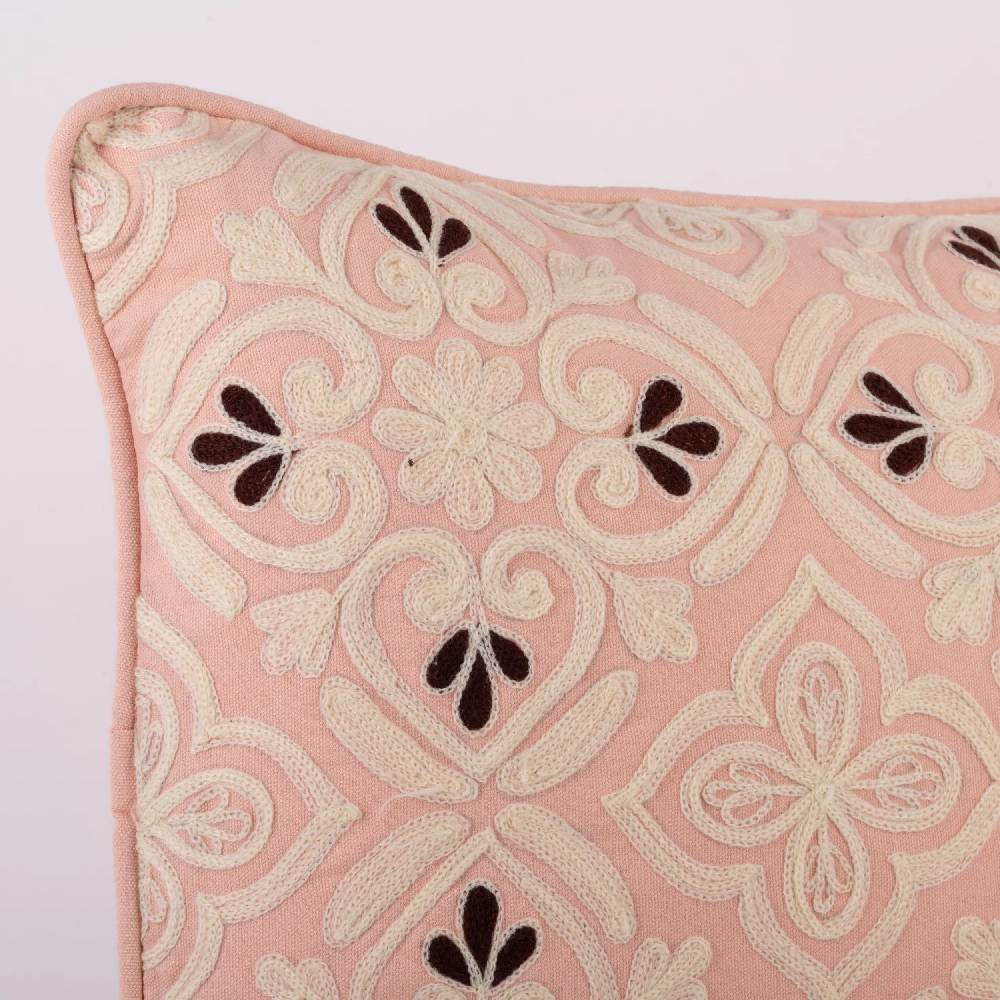 Les Ottomans Embroidered Cotton Cushion EBC57