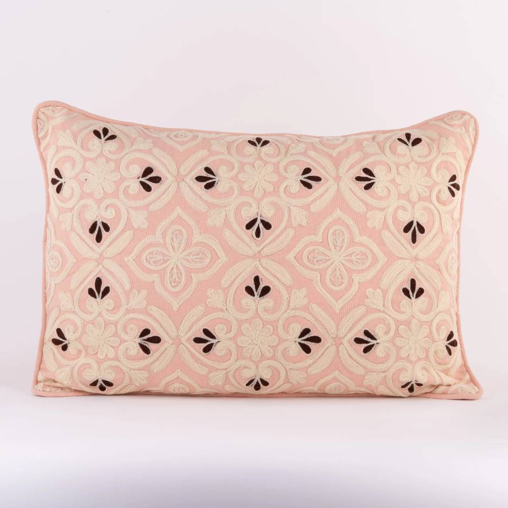 Les Ottomans Embroidered cotton cushion EBC57