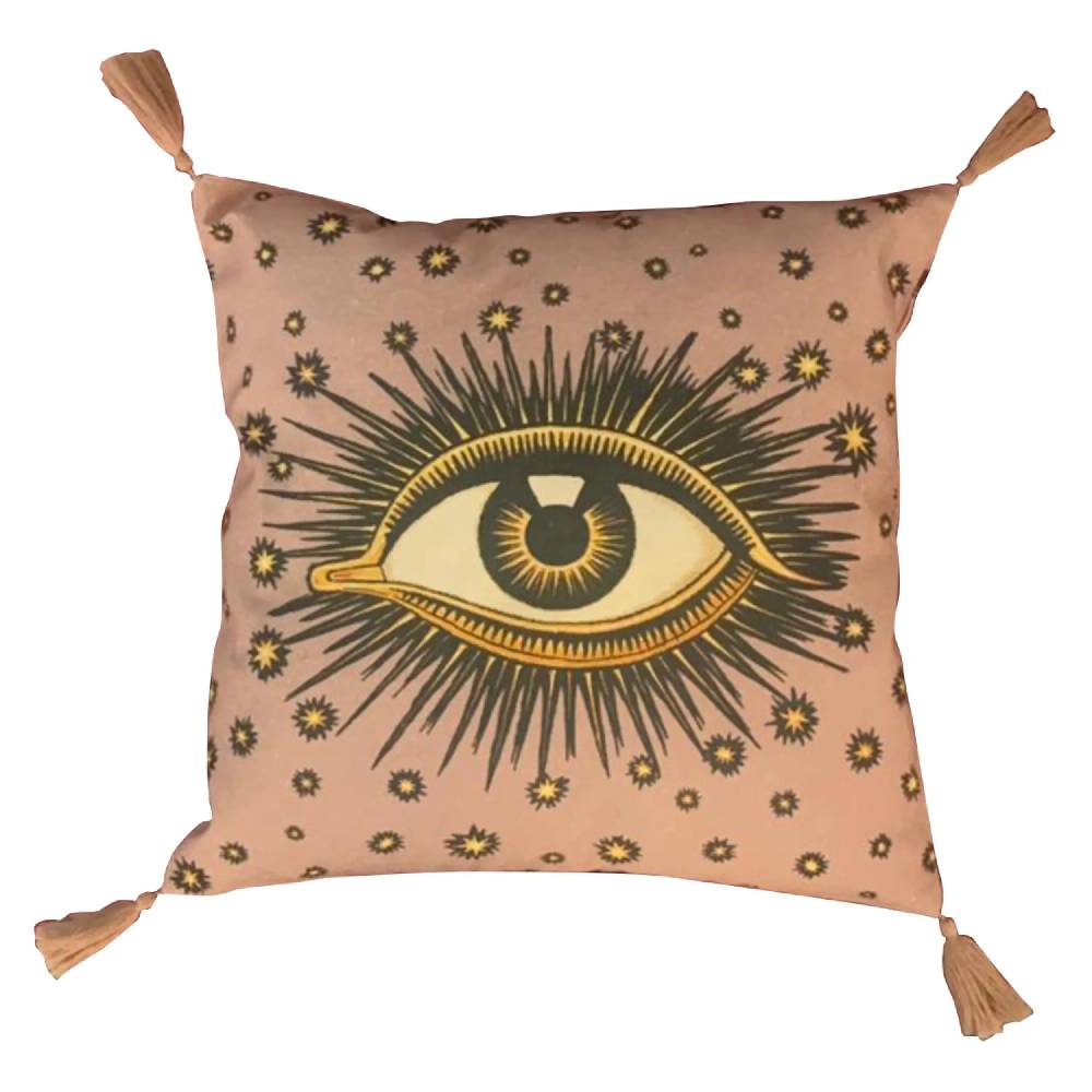 Les Ottomans Eye cotton cushion EYC01