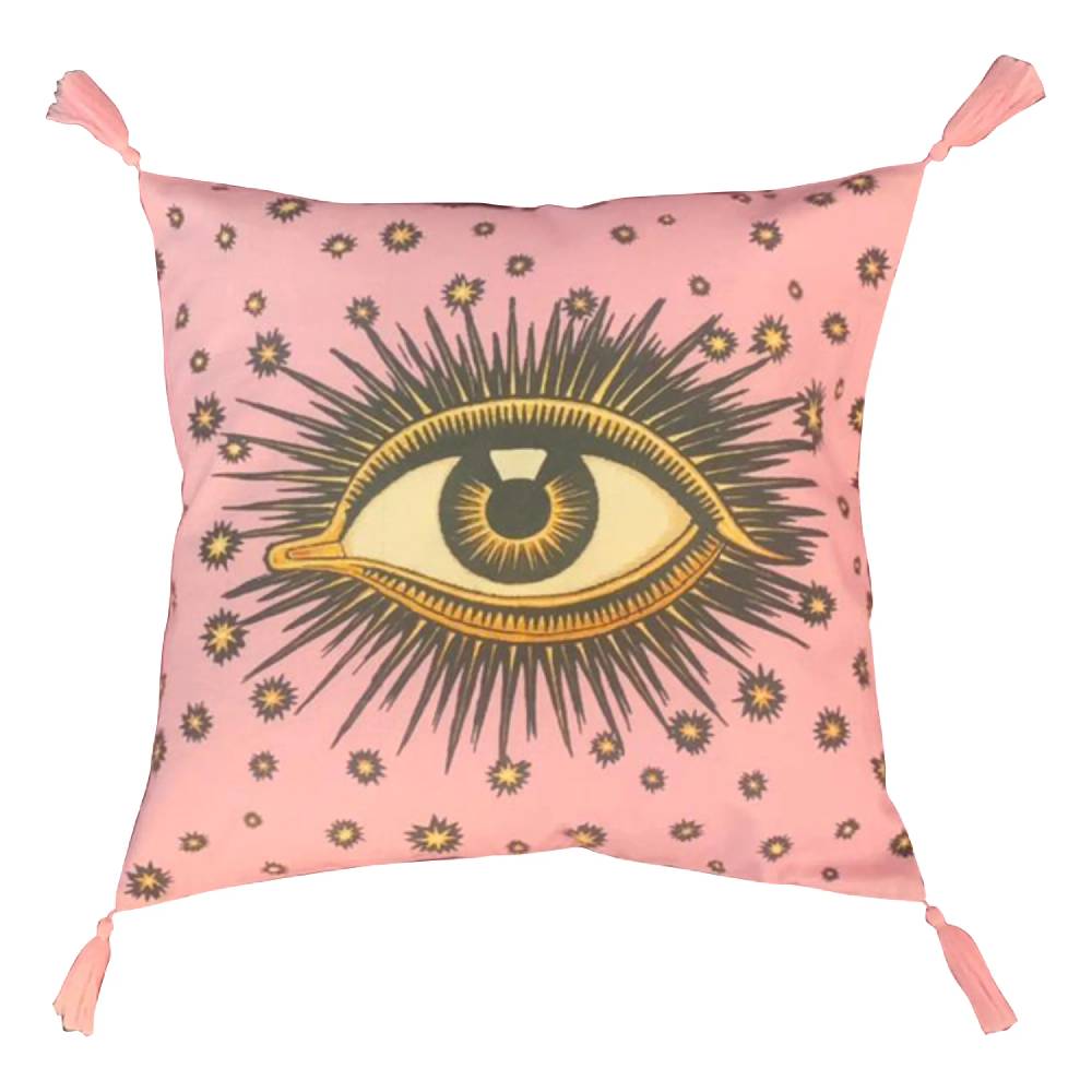 Les Ottomans Eye cotton cushion EYC05