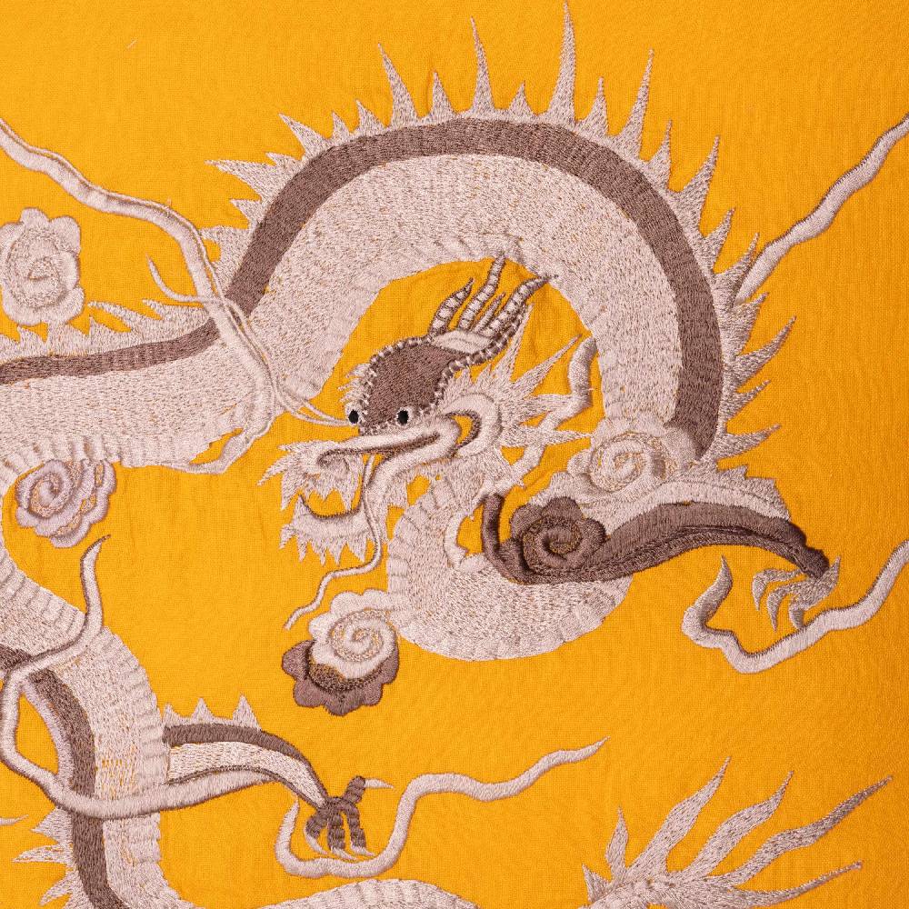 Les Ottomans Hand-embroidered Linen Cushion EBC55