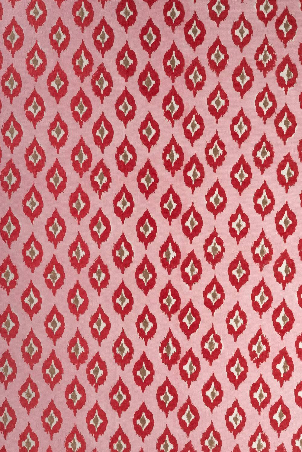 Les Ottomans Handprinted Cotton Tablecloth IKB26