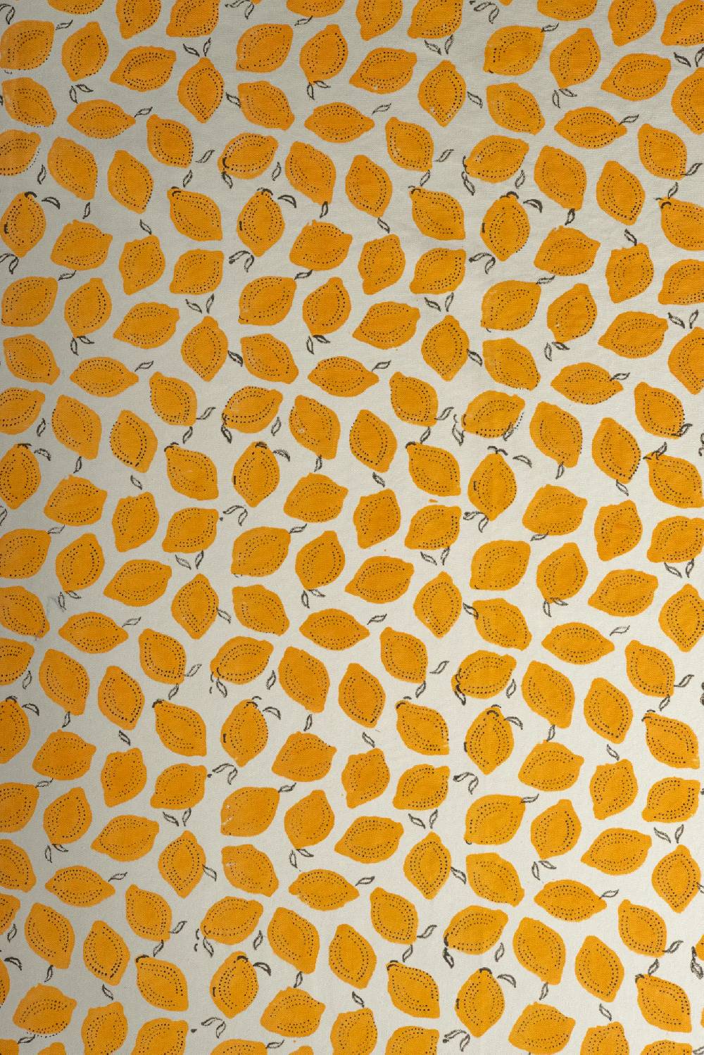 Les Ottomans Handprinted Cotton Tablecloth IKB35