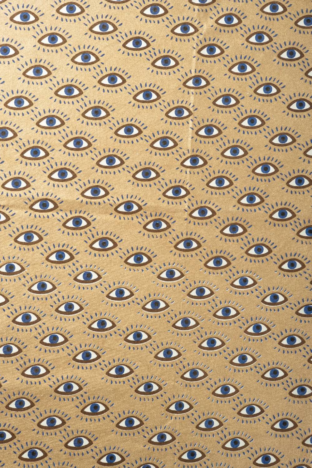 Les Ottomans Handprinted Cotton Tablecloth IKB54