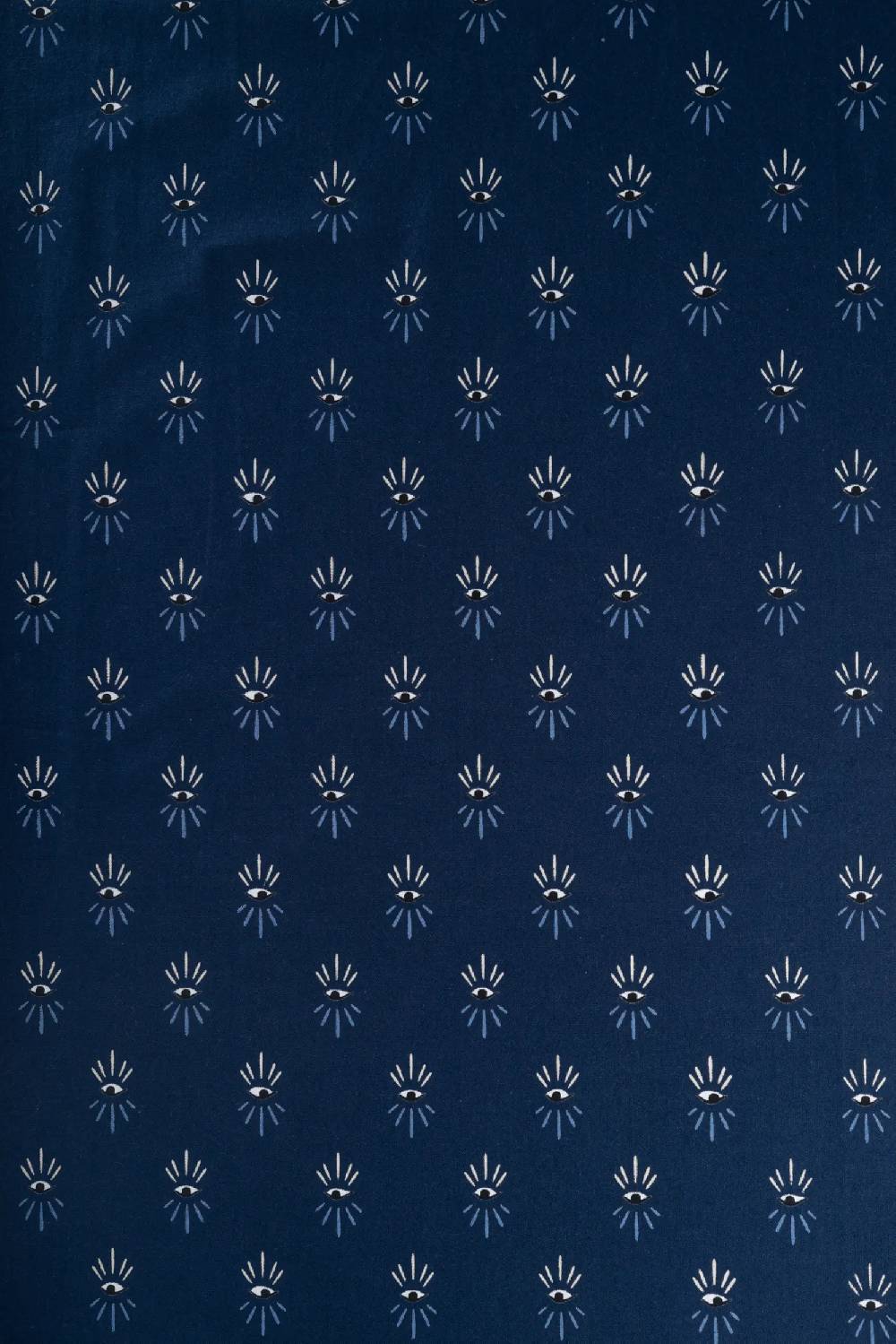 Les Ottomans Handprinted Cotton Tablecloth IKB55