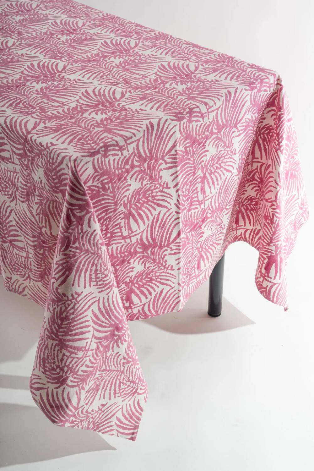 Les Ottomans Handprinted cotton tablecloth IKB72