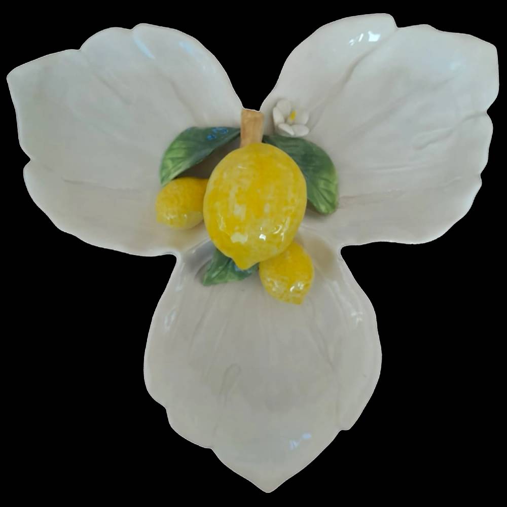 Les Ottomans Lemon handpainted ceramic starter