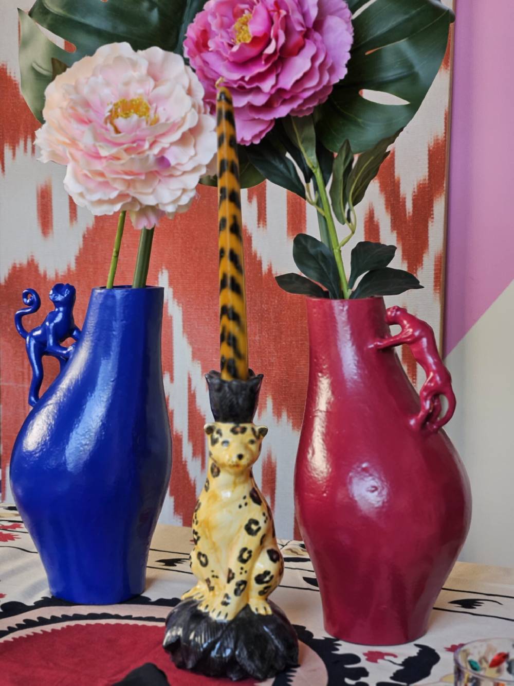 Les Ottomans Menagerie Aluminium Vases MENA01