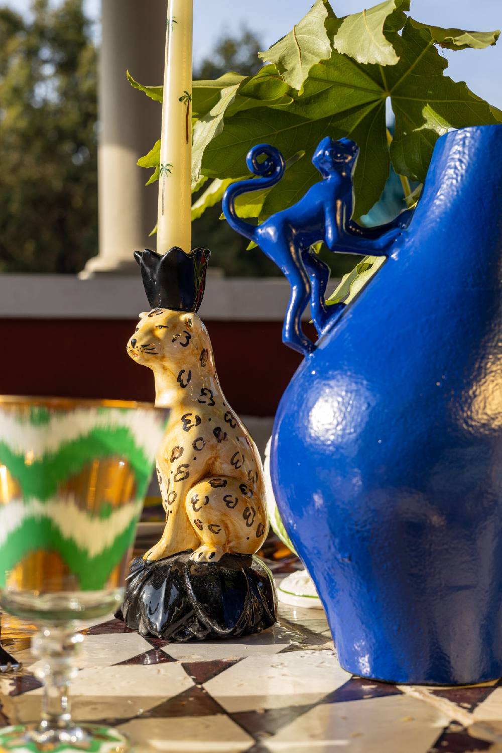 Les Ottomans Menagerie Aluminium Vases MENA02