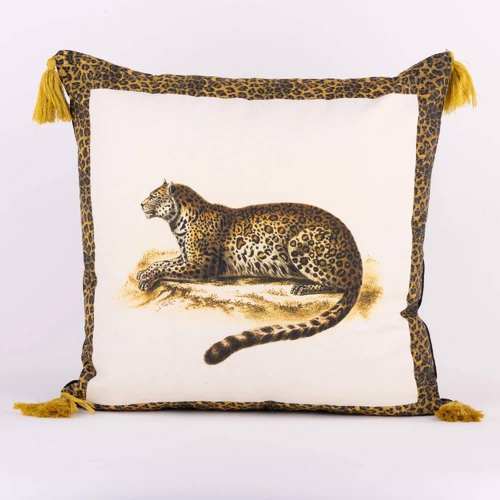Les Ottomans Menagerie cotton cushion MCU01