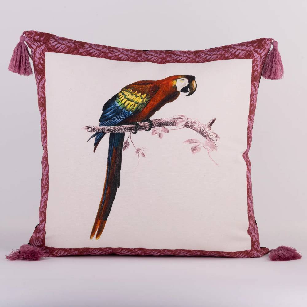 Les Ottomans Menagerie cotton cushion MCU02