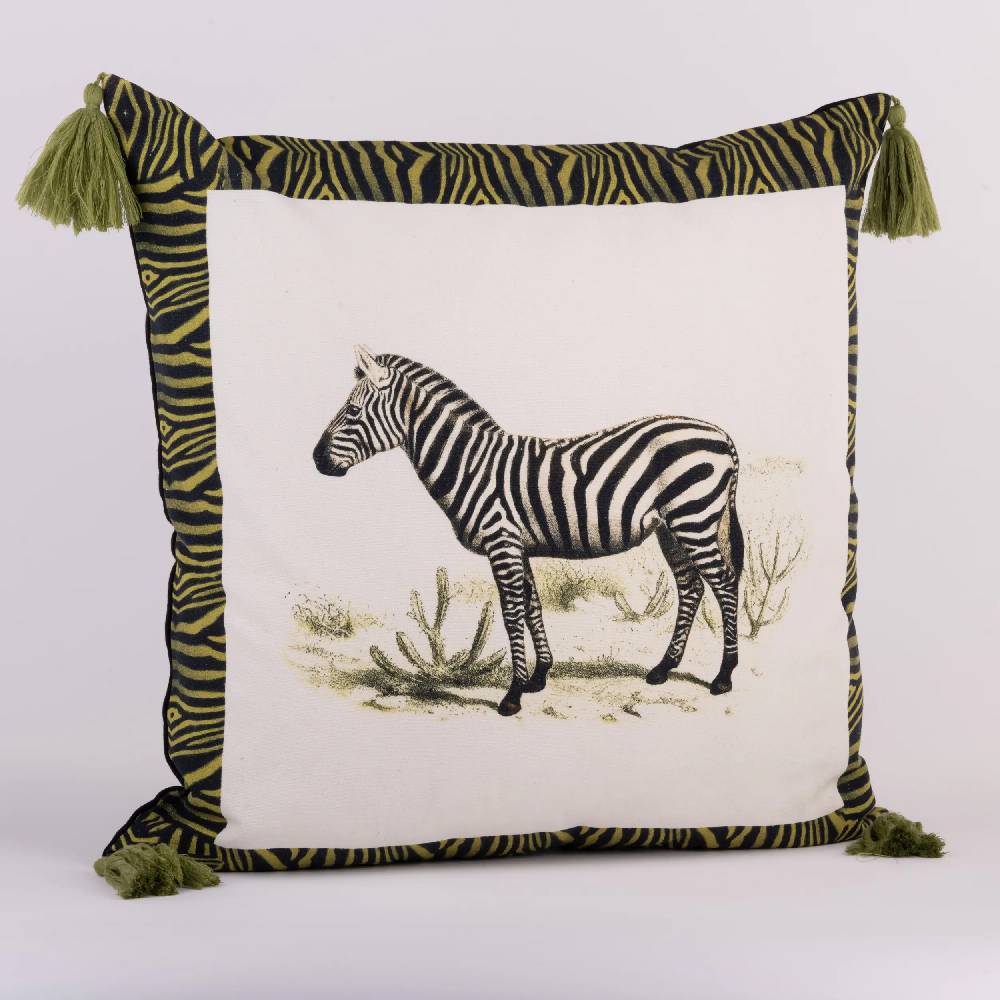 Les Ottomans Menagerie Cotton Cushion MCU03