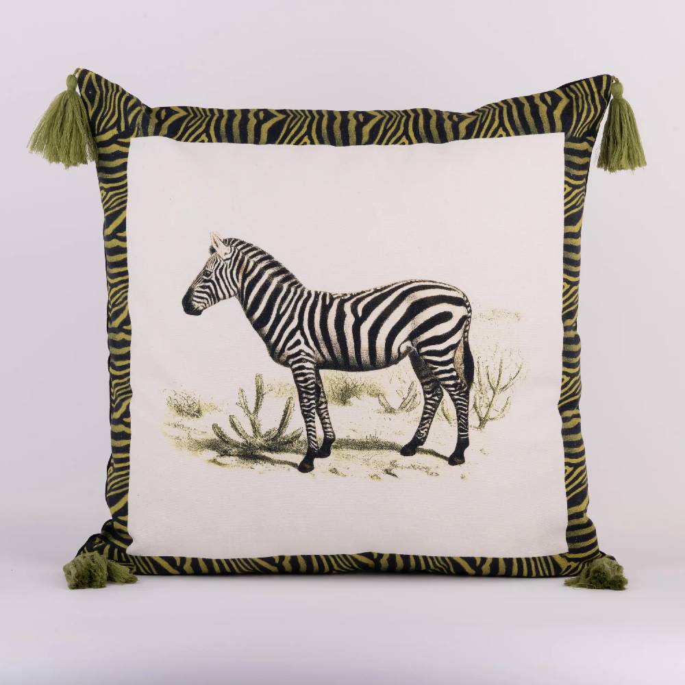 Les Ottomans Menagerie cotton cushion MCU03