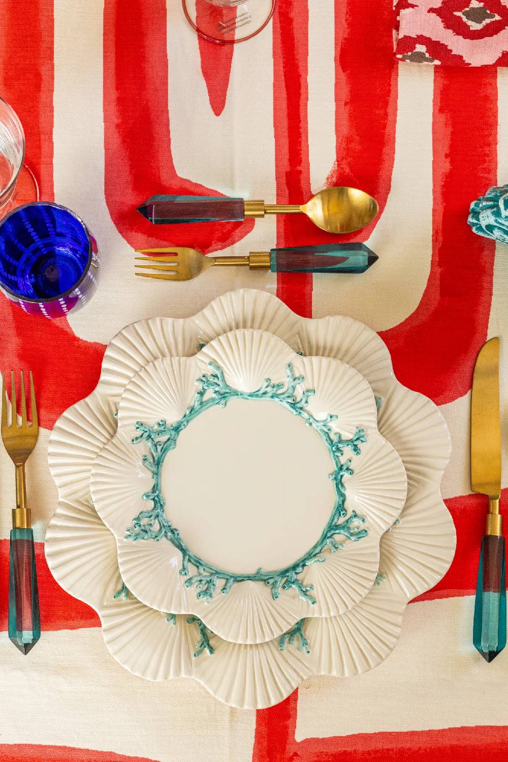 Les Ottomans Saint Jacques Dessert Ceramic Plate