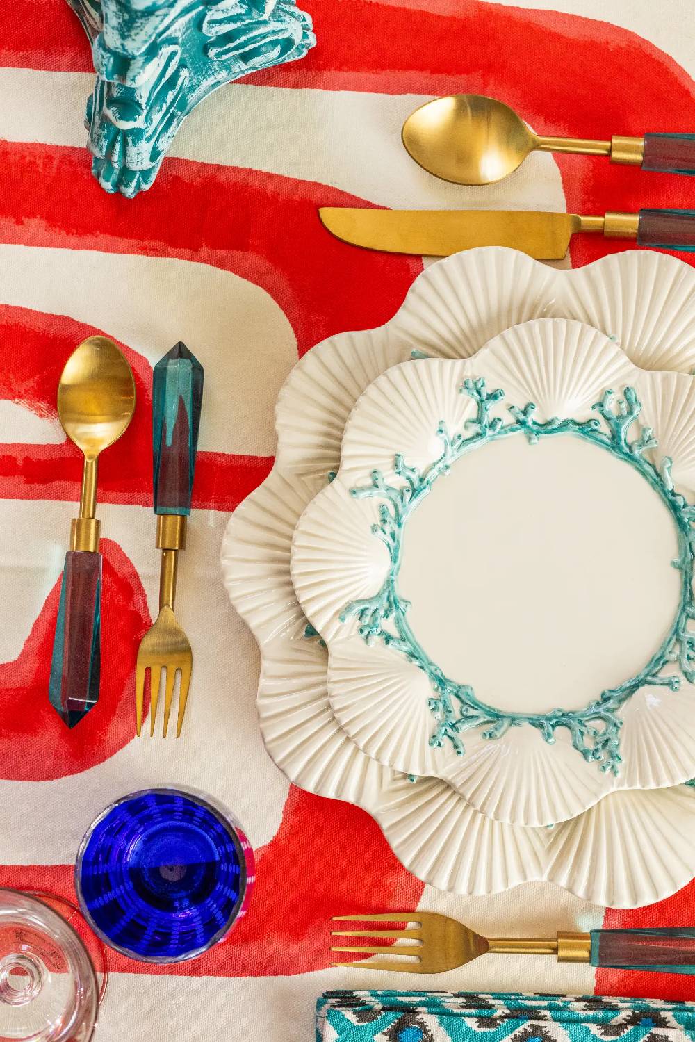 Les Ottomans Saint Jacques Dinner Ceramic Plate