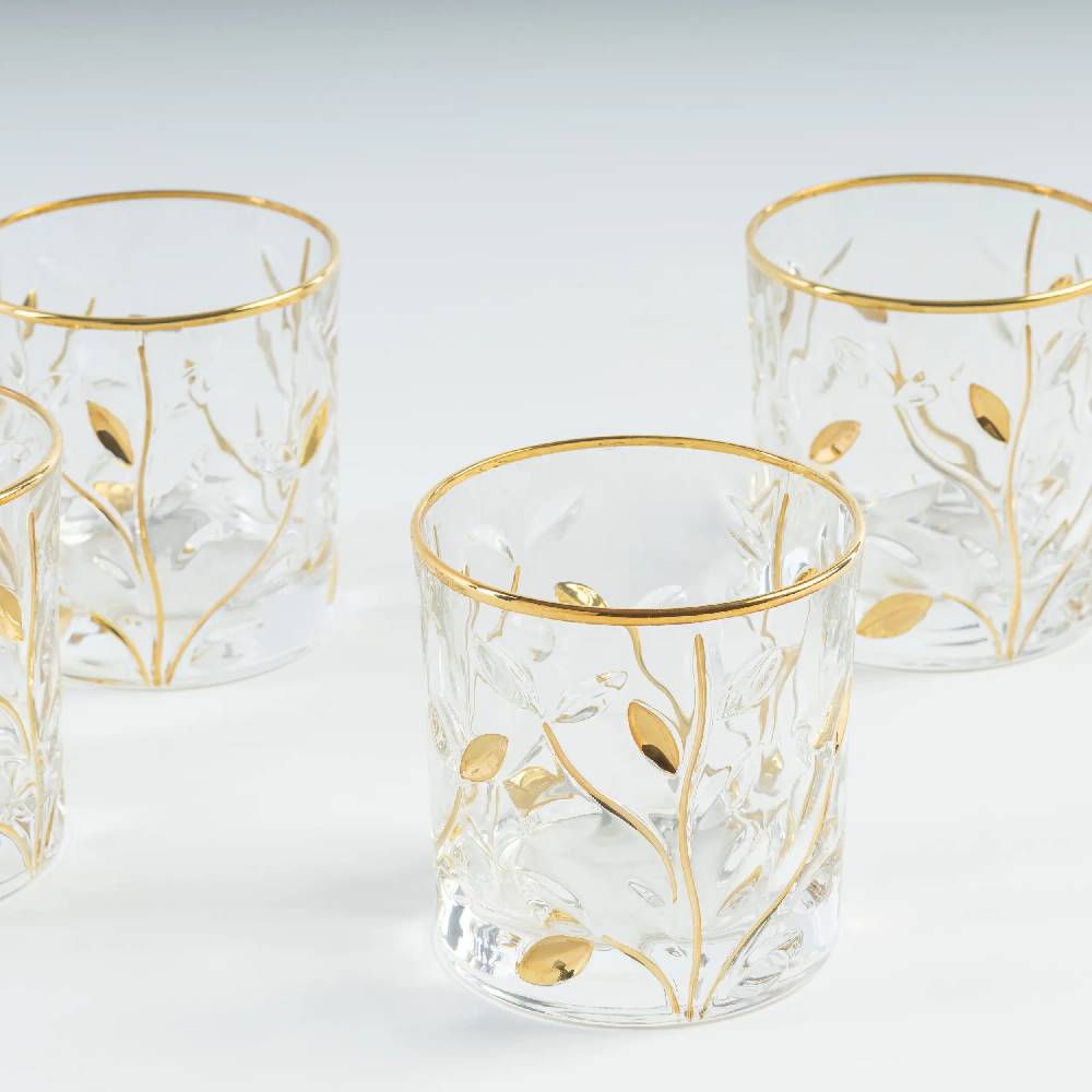Les Ottomans Set Of Four Crystal Glasses CG03