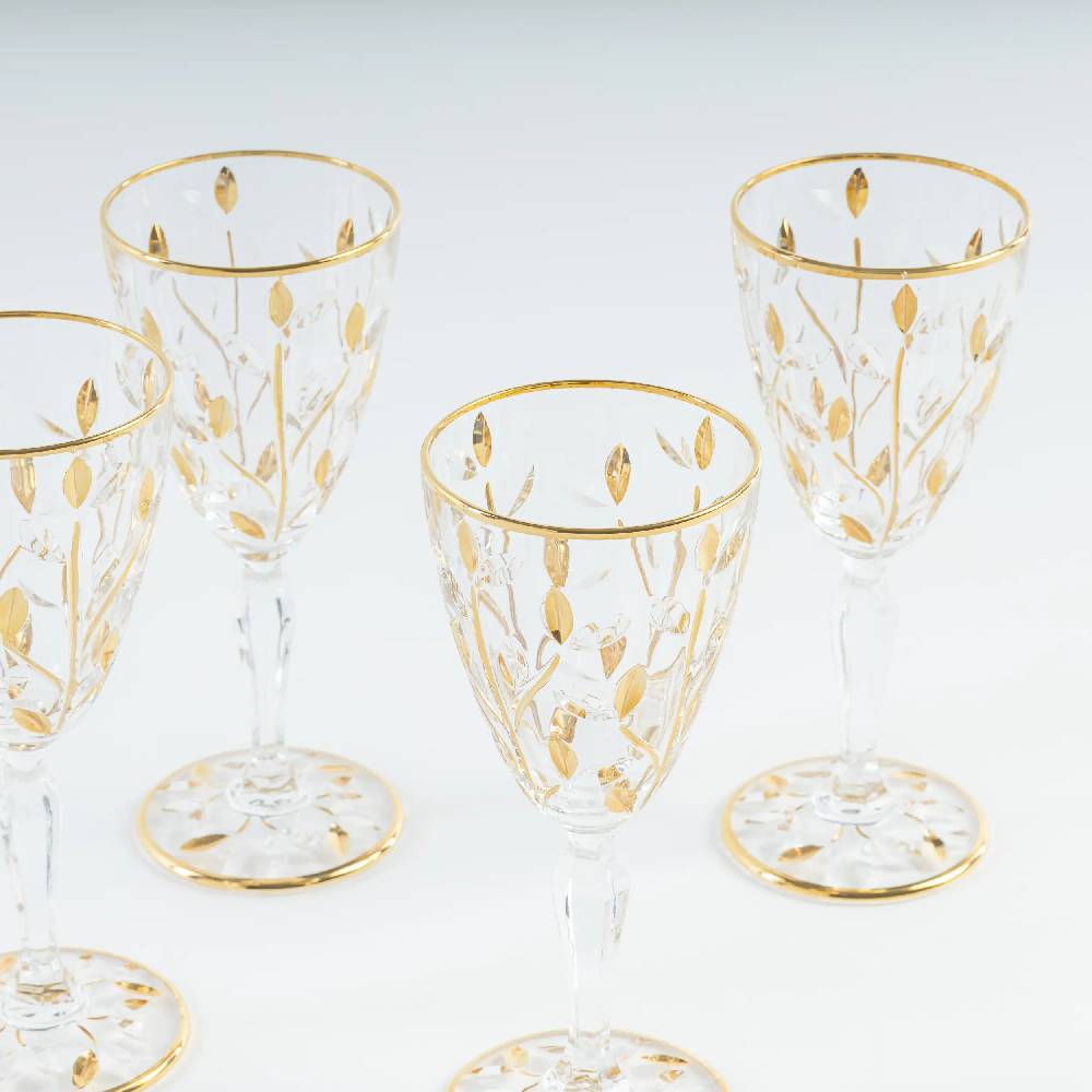 Les Ottomans Set Of Four Crystal Glasses CG06