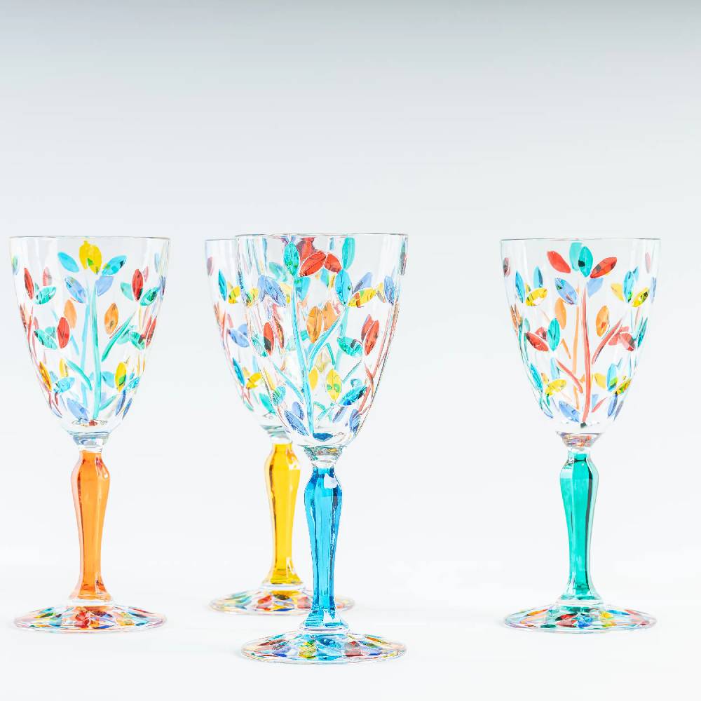 Les Ottomans Set of four crystal glasses CGJ05