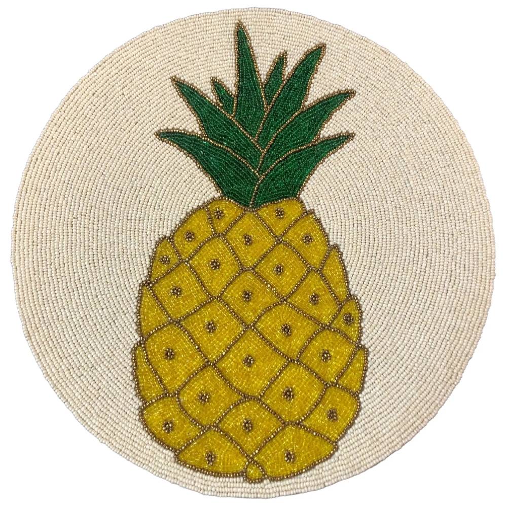 Les Ottomans Set of two Beaded Placemats TJB01