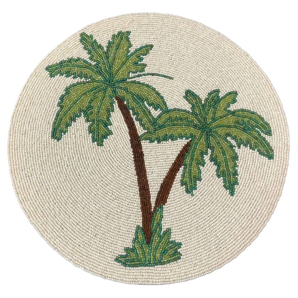 Les Ottomans Set of two Beaded Placemats TJB02