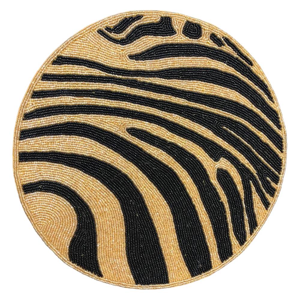 Les Ottomans Set of two Beaded Placemats TJB03