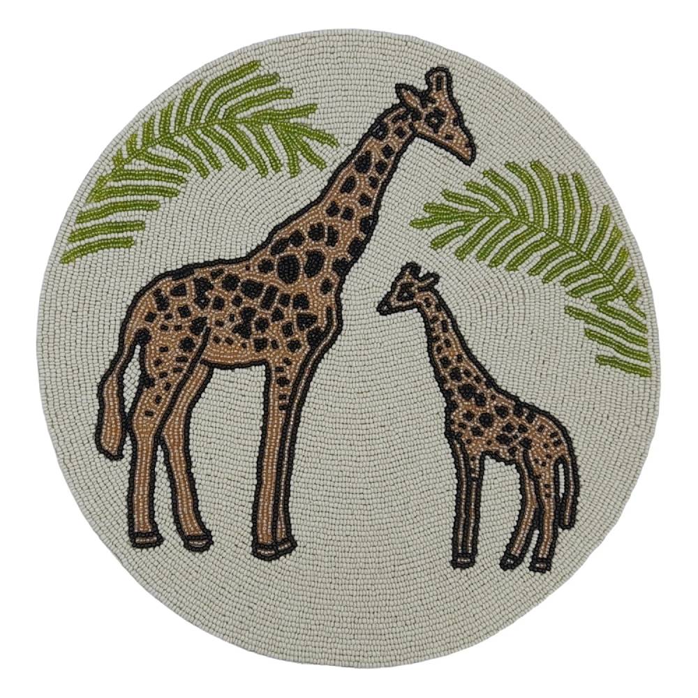 Les Ottomans Set of two Beaded Placemats TJB05