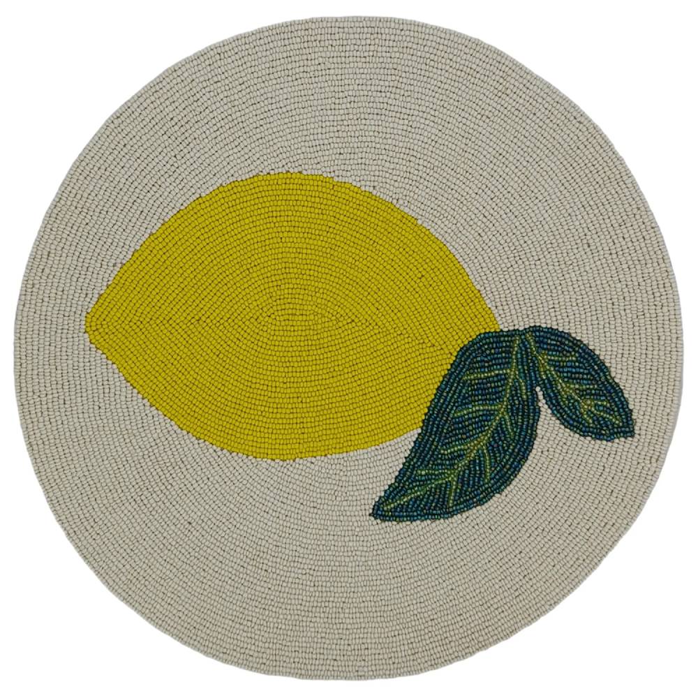 Les Ottomans Set of two Beaded Placemats TJB13