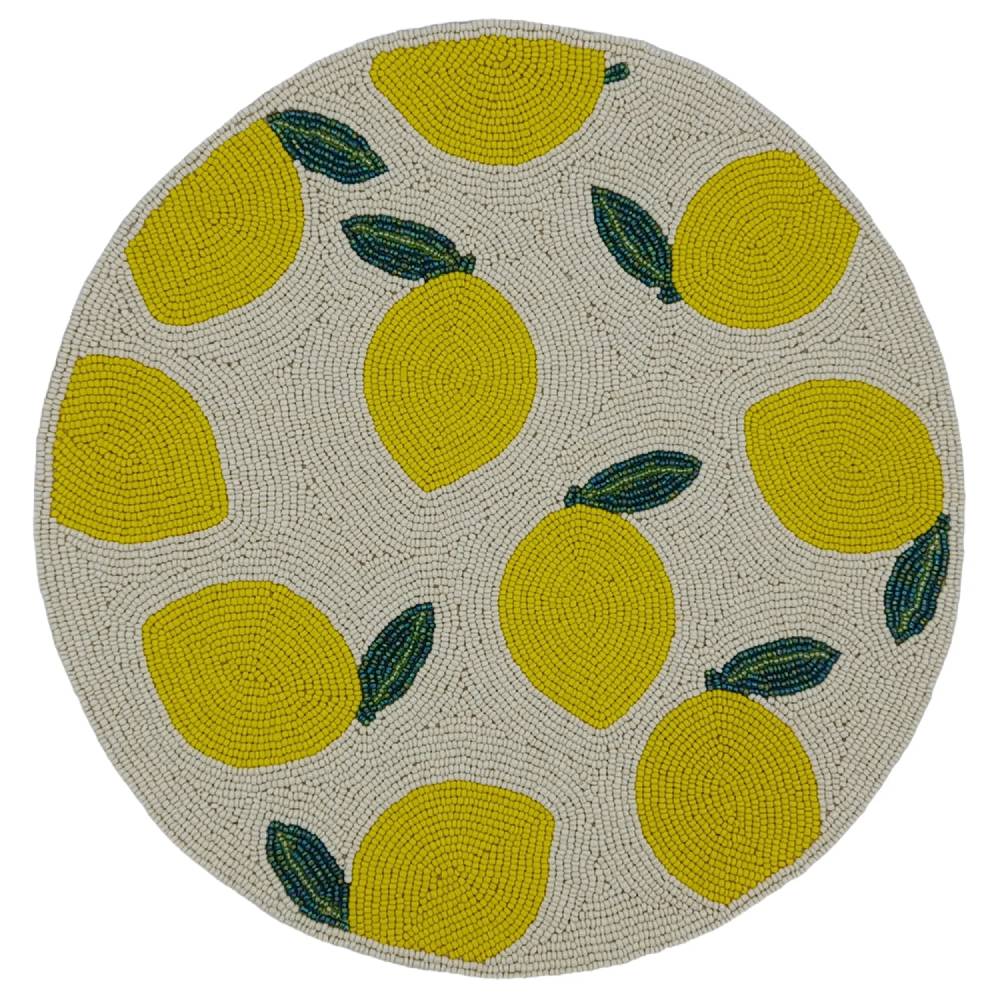 Les Ottomans Set of two Beaded Placemats TJB14