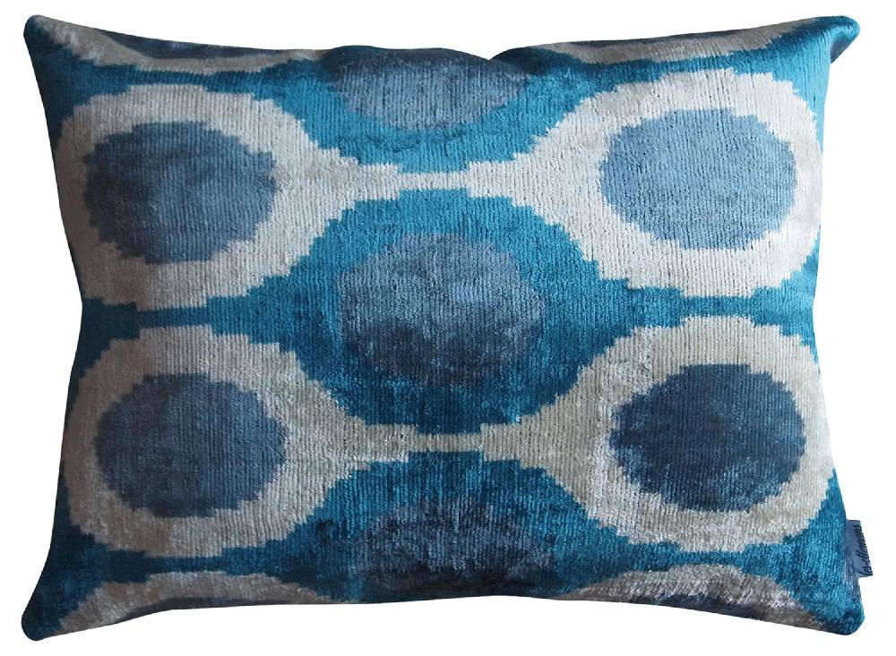 Les Ottomans Silk velvet cushion V349