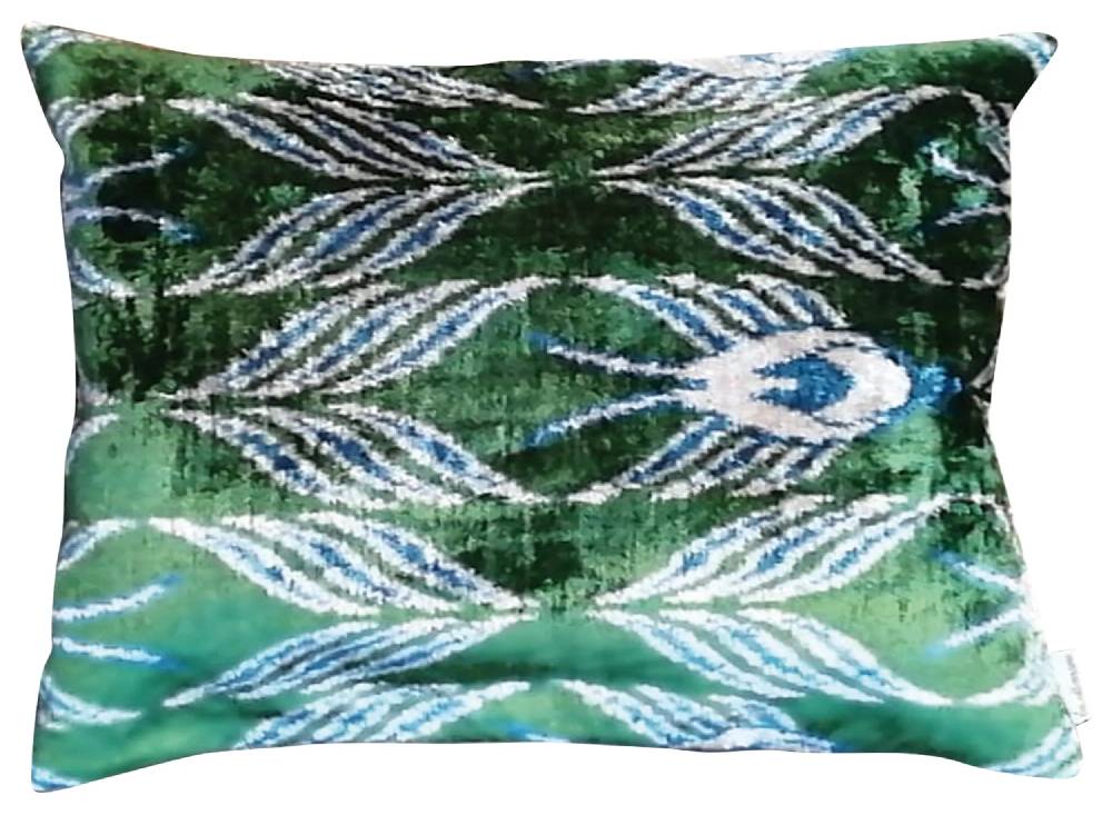 Les Ottomans Silk velvet cushion V431