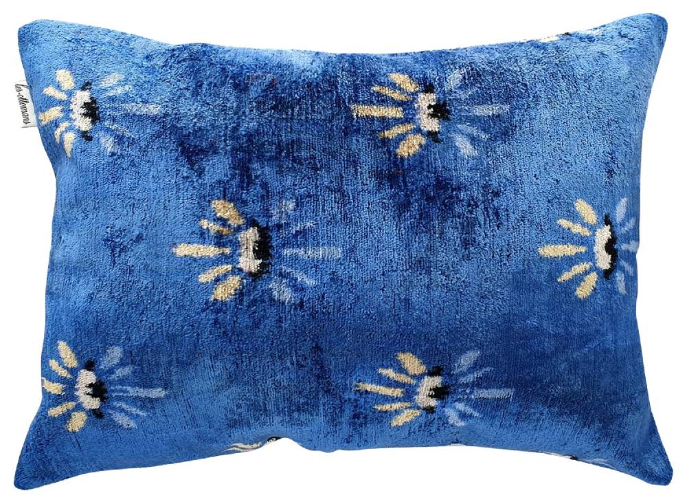 Les Ottomans Silk velvet cushion V491