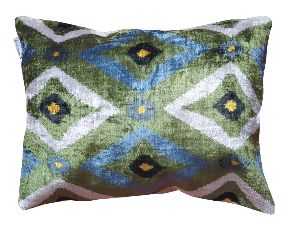 Les Ottomans Silk velvet cushion V562