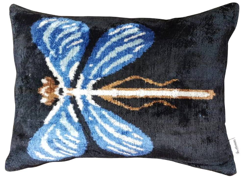 Les Ottomans Silk velvet cushion V570