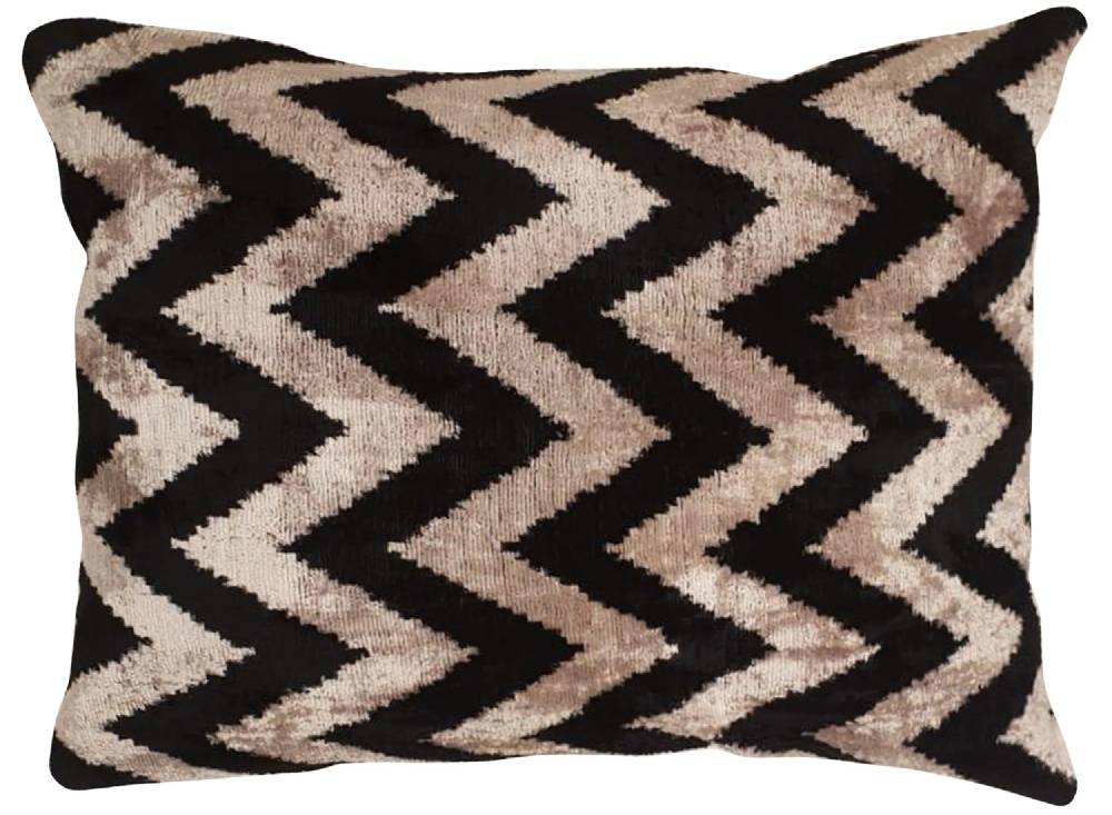 Les Ottomans Silk velvet cushion V590