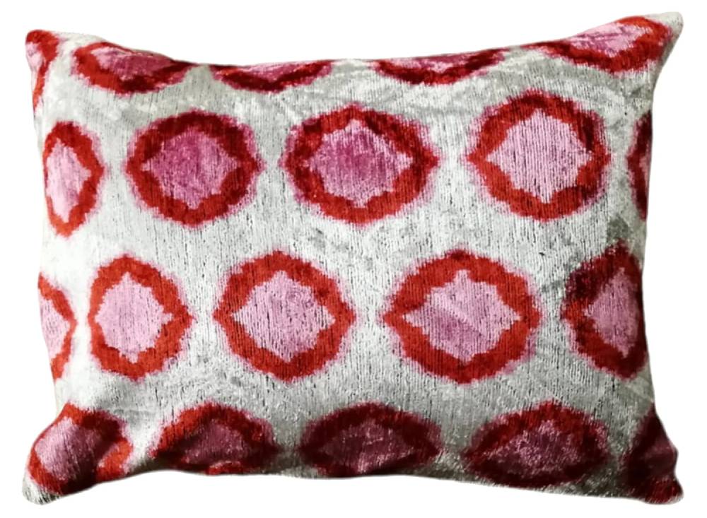 Les Ottomans Silk velvet cushion V631