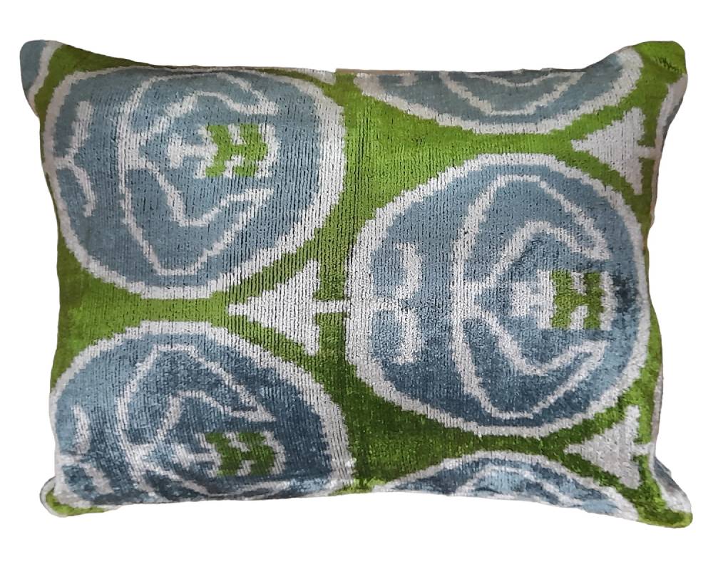 Les Ottomans Silk velvet cushion V679