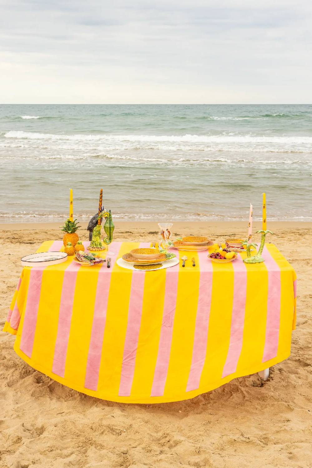 Les Ottomans Tovaglia In Cotone RST01