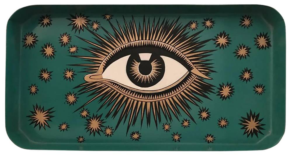 Les Ottomans Vassoio in ferro dipinto a mano EYT03