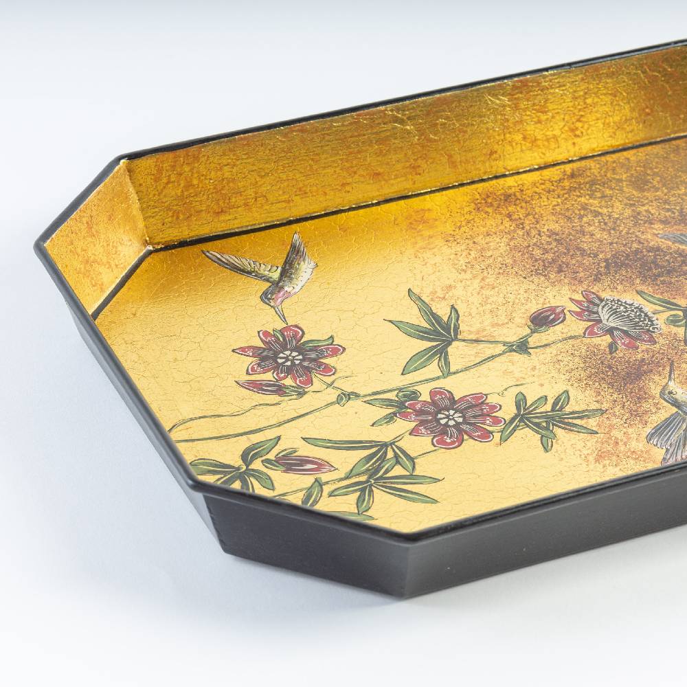 Les Ottomans Vassoio In Ferro Dipinto A Mano IT110