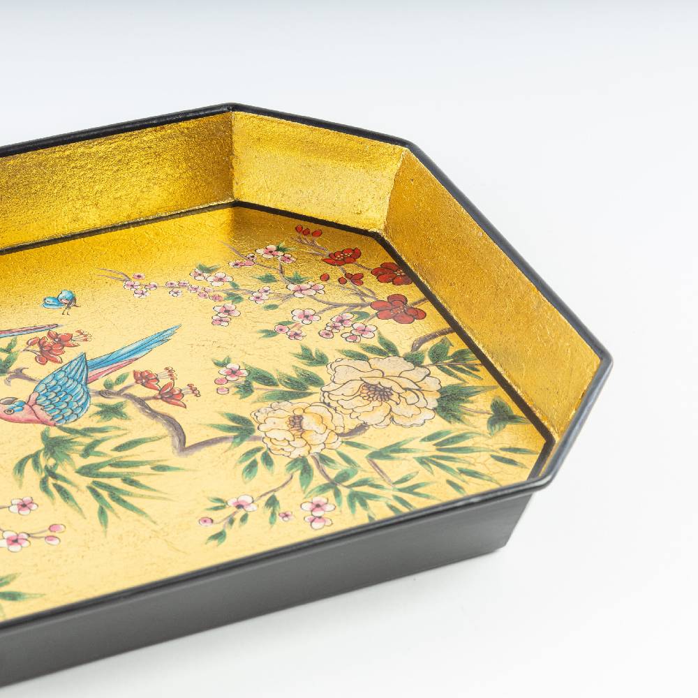 Les Ottomans Vassoio In Ferro Dipinto A Mano IT111