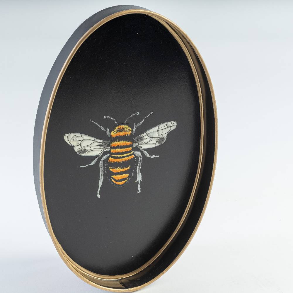 Les Ottomans Vassoio In Ferro Dipinto A Mano IT135