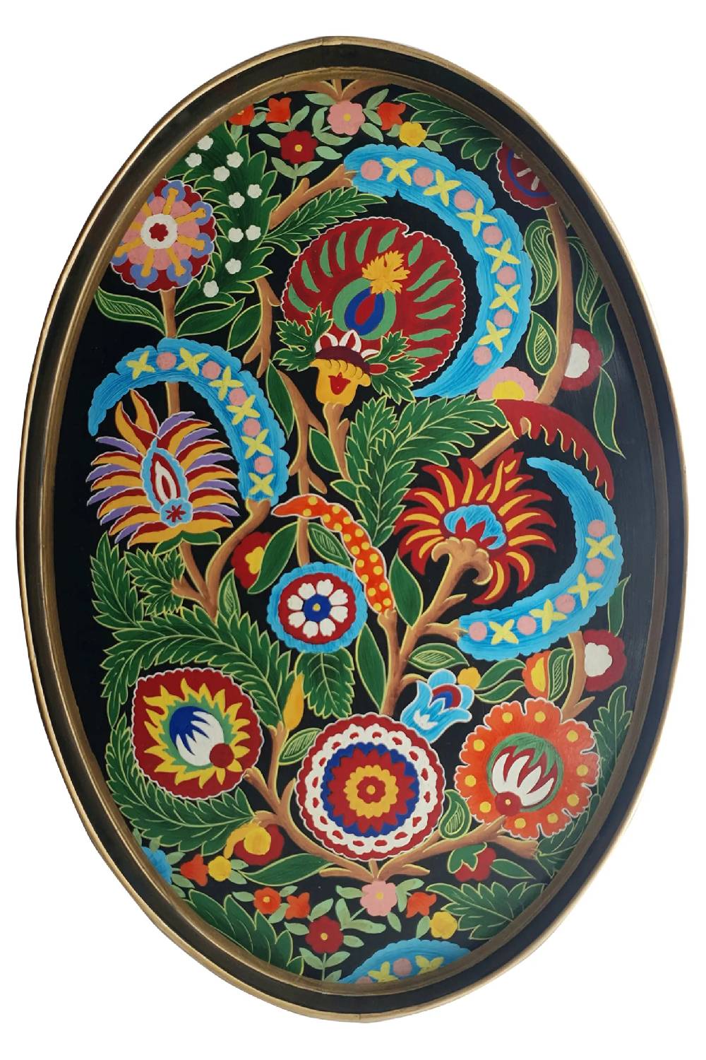 Les Ottomans Vassoio in ferro dipinto a mano IT137