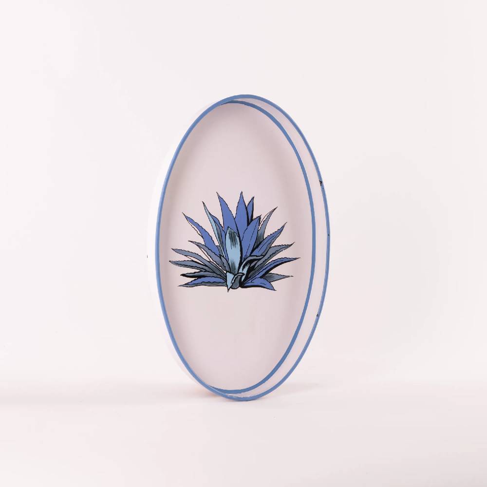 Les Ottomans Vassoio In Ferro Dipinto A Mano IT143