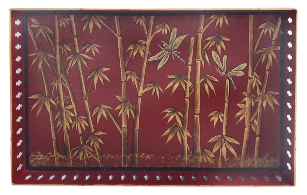 Les Ottomans Vassoio in ferro dipinto a mano IT15