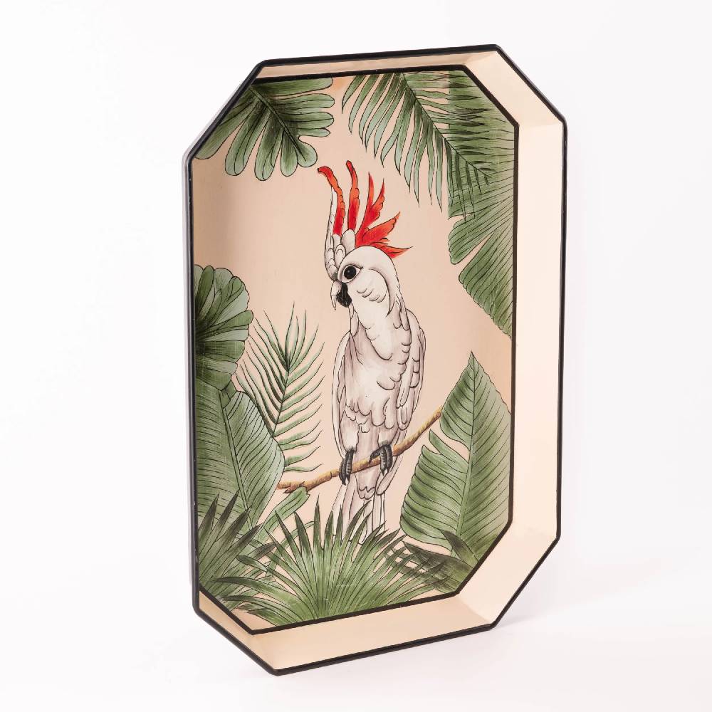 Les Ottomans Vassoio In Ferro Dipinto A Mano IT163