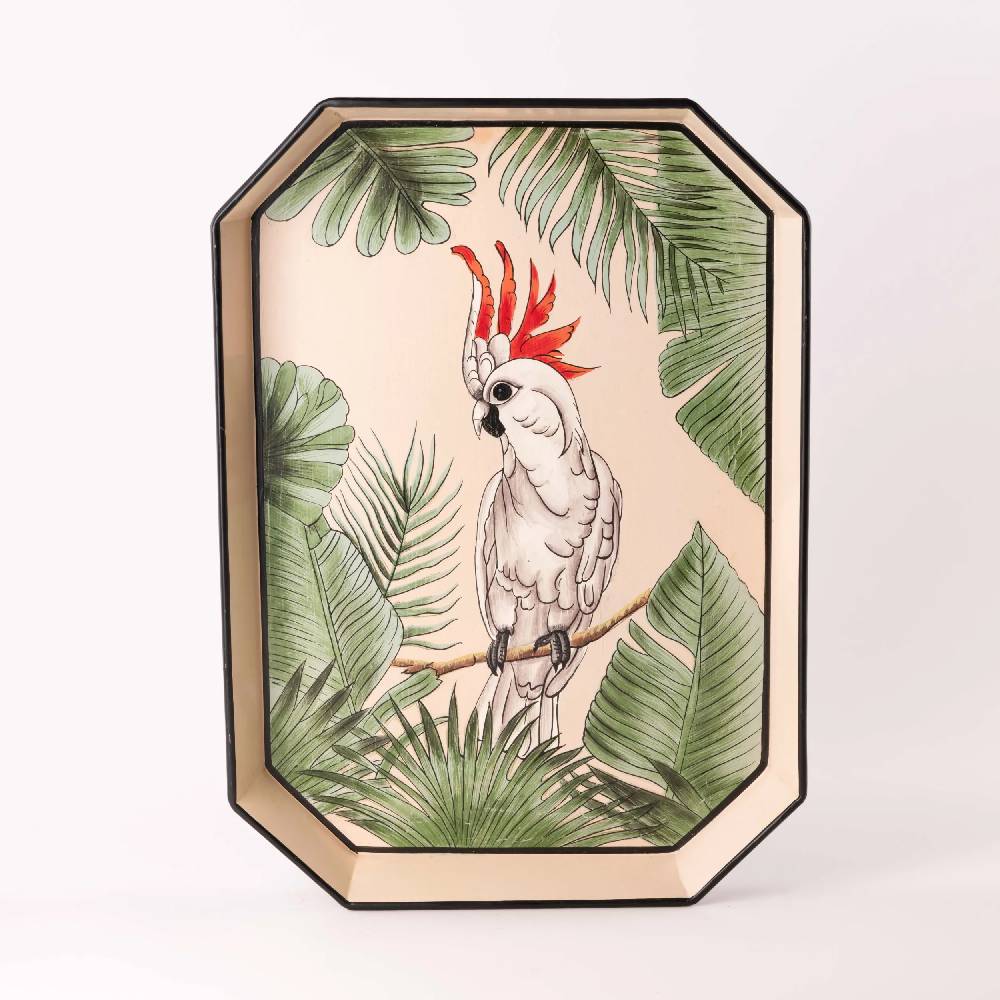 Les Ottomans Vassoio in ferro dipinto a mano IT163