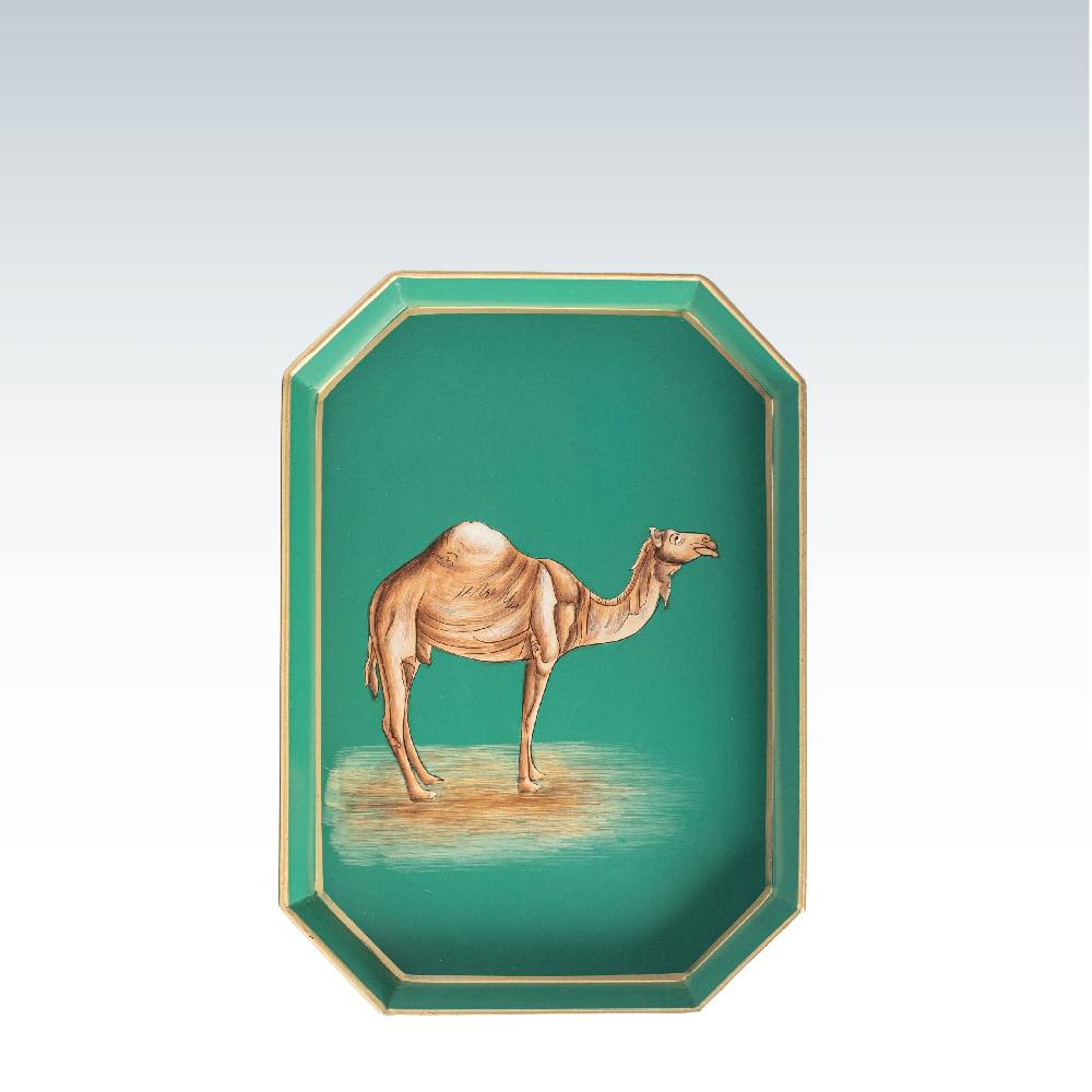 Les Ottomans Vassoio in ferro dipinto a mano IT199